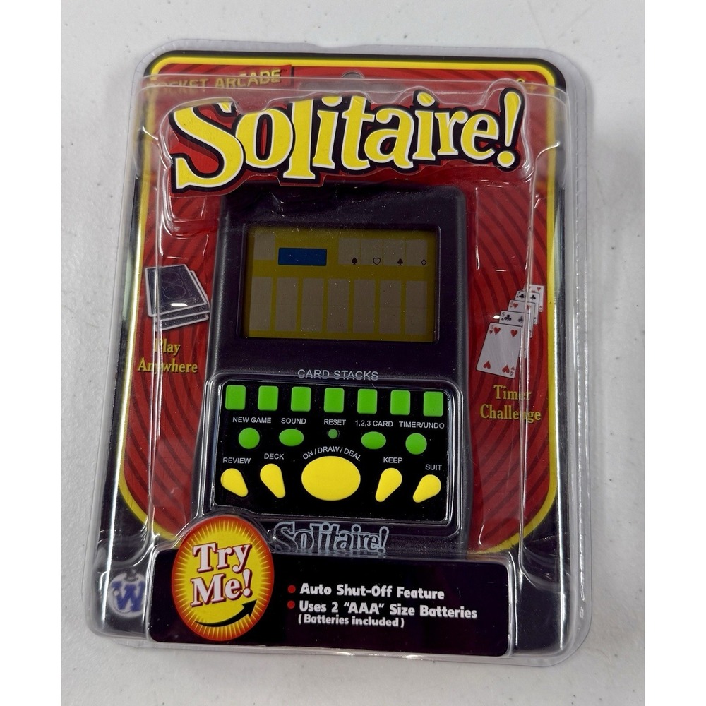 Westminster Pocket Arcade Solitaire Handheld Electronic Game *BRAND NEW*